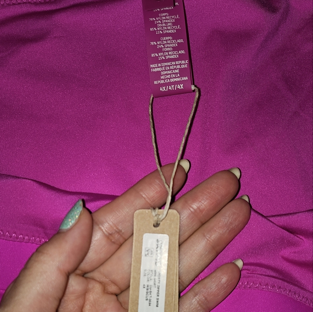 Skims Zip Up Swim Mini Skirt - Picture 3 of 4
